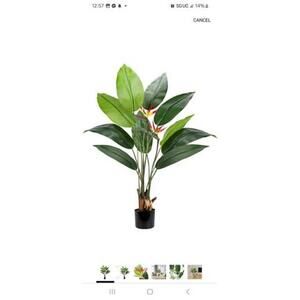 Artificial Tropical Bird of Paradise Plant